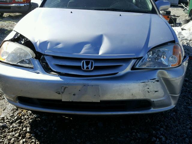 1HGEM22923L046192 - 2003 HONDA CIVIC EX SILVER photo 9