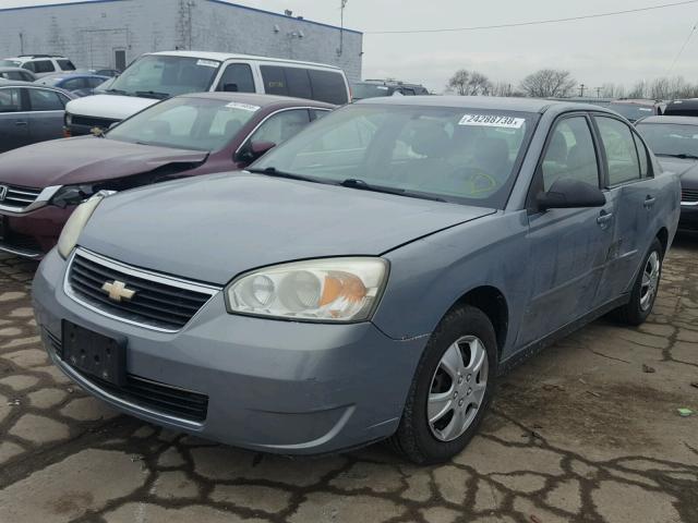 1G1ZS58F97F131662 - 2007 CHEVROLET MALIBU LS BLUE photo 2