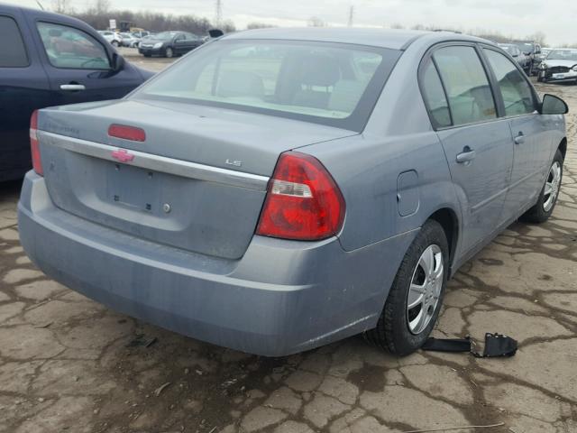 1G1ZS58F97F131662 - 2007 CHEVROLET MALIBU LS BLUE photo 4