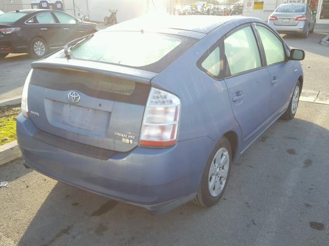 JTDKB20U577570675 - 2007 TOYOTA PRIUS BLUE photo 4