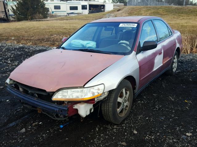 JHMCG6697YC024130 - 2000 HONDA ACCORD SE RED photo 2