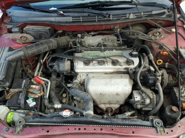 JHMCG6697YC024130 - 2000 HONDA ACCORD SE RED photo 7