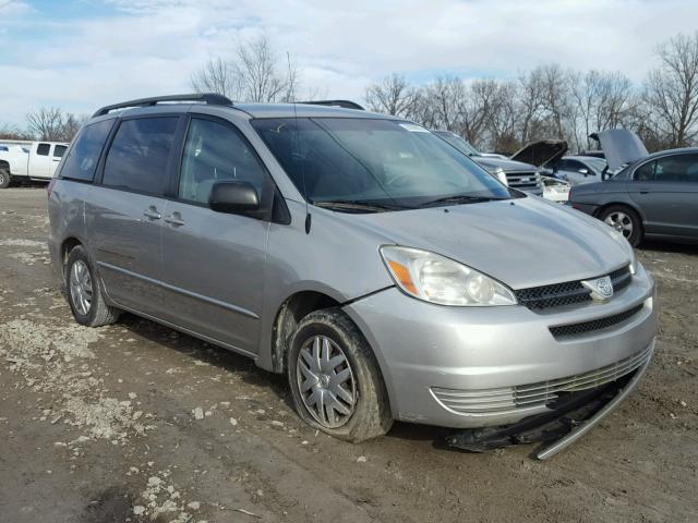 5TDZA23C55S344868 - 2005 TOYOTA SIENNA CE SILVER photo 1