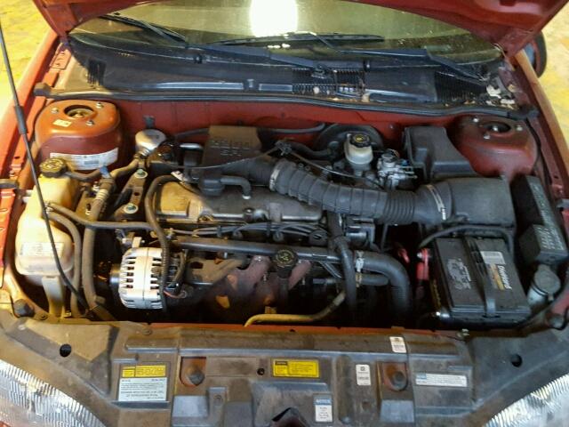 3G1JC5243XS819248 - 1999 CHEVROLET CAVALIER RED photo 7