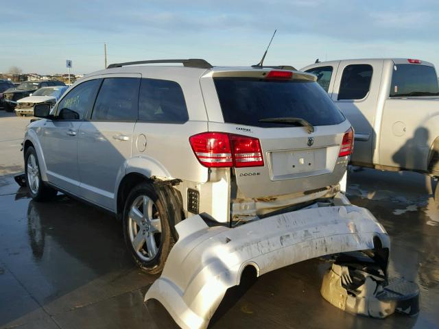 3D4PG5FV8AT137141 - 2010 DODGE JOURNEY SX SILVER photo 3