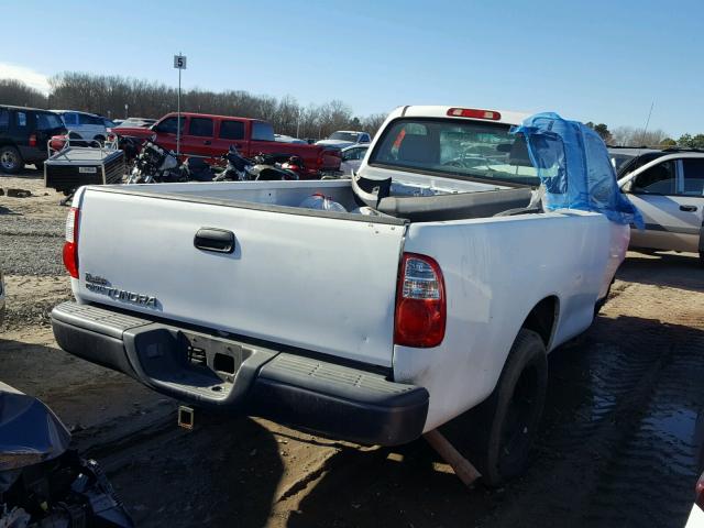 5TBJU32116S463182 - 2006 TOYOTA TUNDRA WHITE photo 4