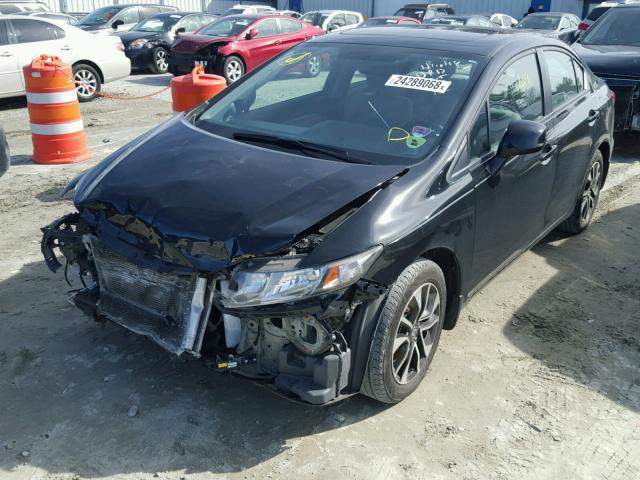 19XFB2F85DE039807 - 2013 HONDA CIVIC EX Qara foto 2