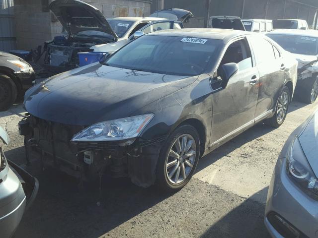 JTHBK1EG8C2480682 - 2012 LEXUS ES 350 BLACK photo 2