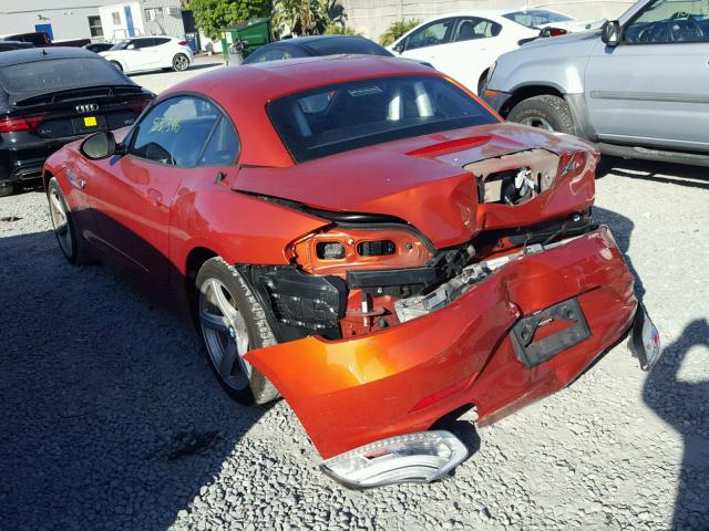 WBALL5C59FP556877 - 2015 BMW Z4 SDRIVE2 ORANGE photo 3