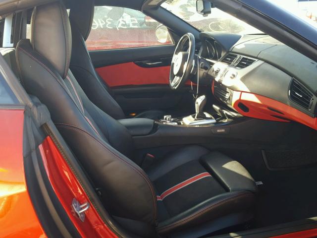 WBALL5C59FP556877 - 2015 BMW Z4 SDRIVE2 ORANGE photo 5