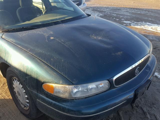 2G4WS52M1V1409164 - 1997 BUICK CENTURY CU GREEN photo 9