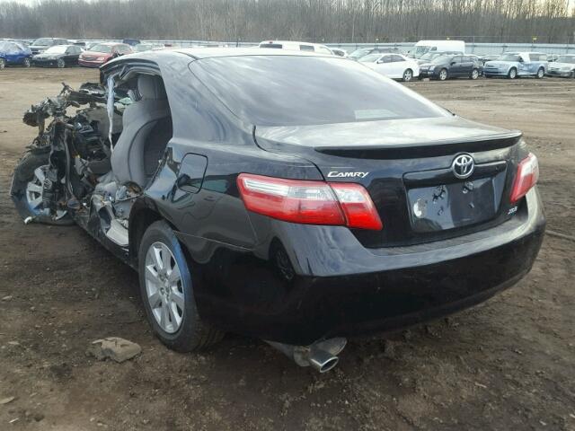 4T1BK46K27U003421 - 2007 TOYOTA CAMRY NEW BLACK photo 3