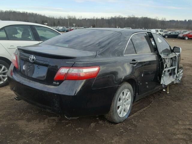 4T1BK46K27U003421 - 2007 TOYOTA CAMRY NEW BLACK photo 4