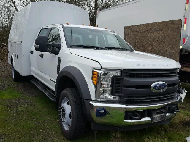 1FD0W4GT1HEE51308 - 2017 FORD F450 SUPER WHITE photo 1