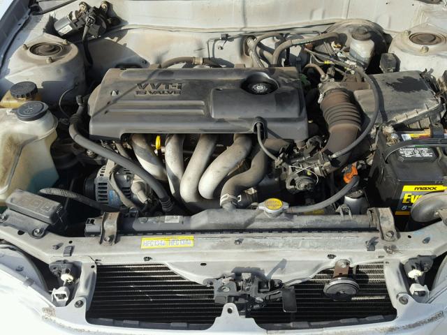 1NXBR12E7YZ349993 - 2000 TOYOTA COROLLA VE SILVER photo 7