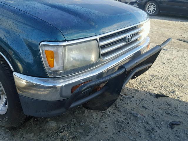 JT4TN14DXV0028199 - 1997 TOYOTA T100 XTRAC GREEN photo 9