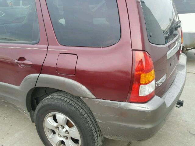 4F2CZ04113KM23328 - 2003 MAZDA TRIBUTE LX MAROON photo 9