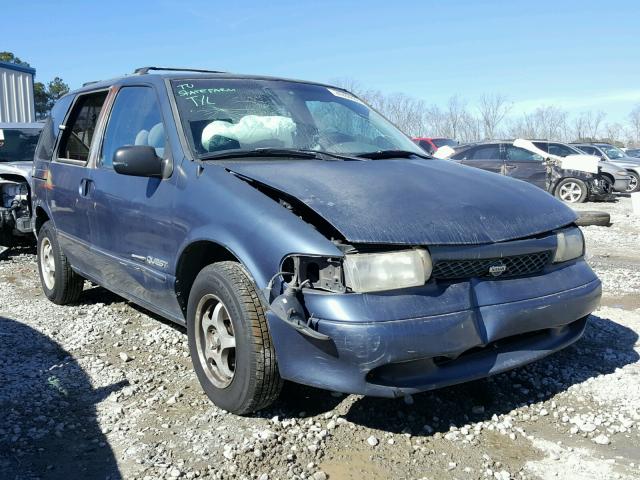 4N2DN111XVD834564 - 1997 NISSAN QUEST XE BLUE photo 1