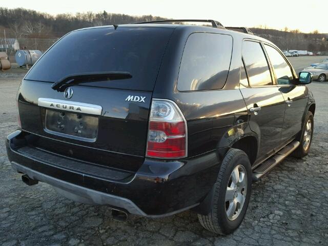 2HNYD18285H536730 - 2005 ACURA MDX BLACK photo 4