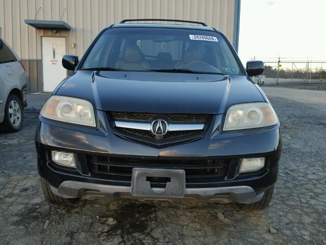 2HNYD18285H536730 - 2005 ACURA MDX BLACK photo 9