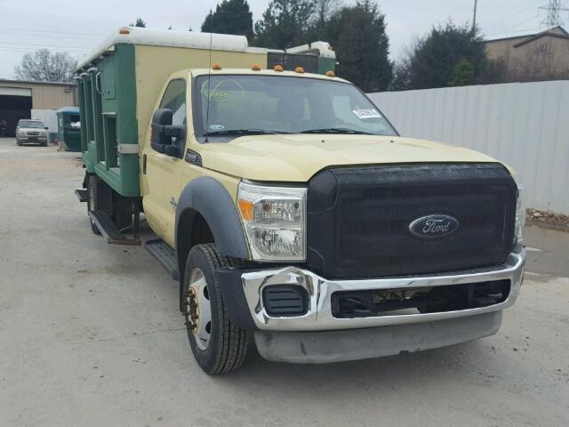 1FDUF5GT3BEC54381 - 2011 FORD F550 SUPER YELLOW photo 1