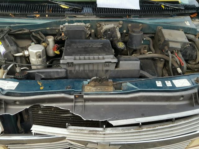 1GNDM19W0VB179159 - 1997 CHEVROLET ASTRO GREEN photo 7