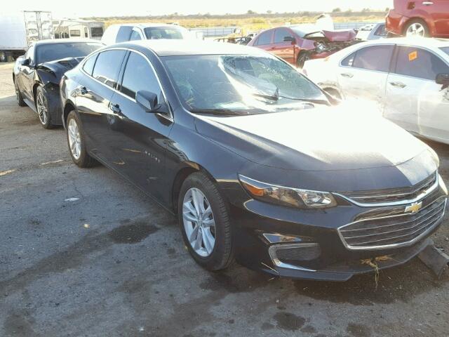 1G1ZE5ST8HF185543 - 2017 CHEVROLET MALIBU LT BLACK photo 1