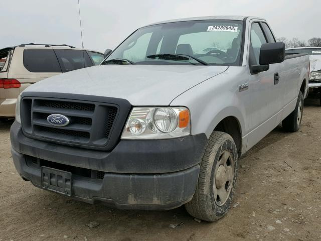 1FTRF12225NB85432 - 2005 FORD F150 GRAY photo 2