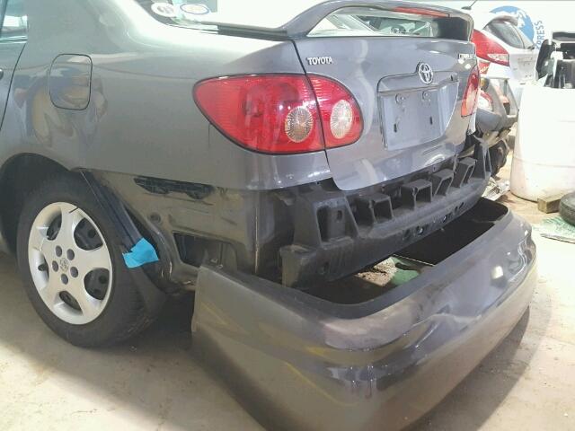 2T1BR32E36C681150 - 2006 TOYOTA COROLLA CE GRAY photo 9