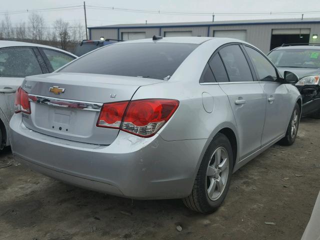 1G1PC5SB1D7284259 - 2013 CHEVROLET CRUZE LT SILVER photo 4