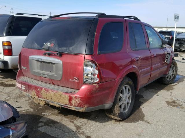 5GADT13S052128005 - 2005 BUICK RAINIER CX RED photo 4