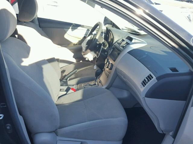 5YFBU4EE2DP171367 - 2013 TOYOTA COROLLA BA BLACK photo 5