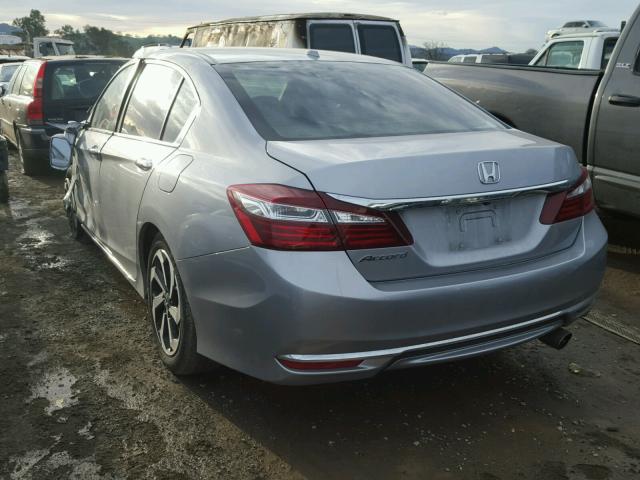 1HGCR2F85GA102136 - 2016 HONDA ACCORD EXL SILVER photo 3