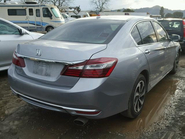 1HGCR2F85GA102136 - 2016 HONDA ACCORD EXL SILVER photo 4