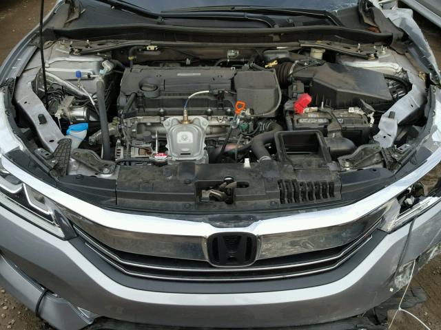 1HGCR2F85GA102136 - 2016 HONDA ACCORD EXL SILVER photo 7