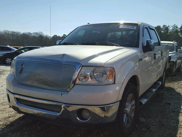 1FTPW12V68FA22802 - 2008 FORD F150 SUPER WHITE photo 2