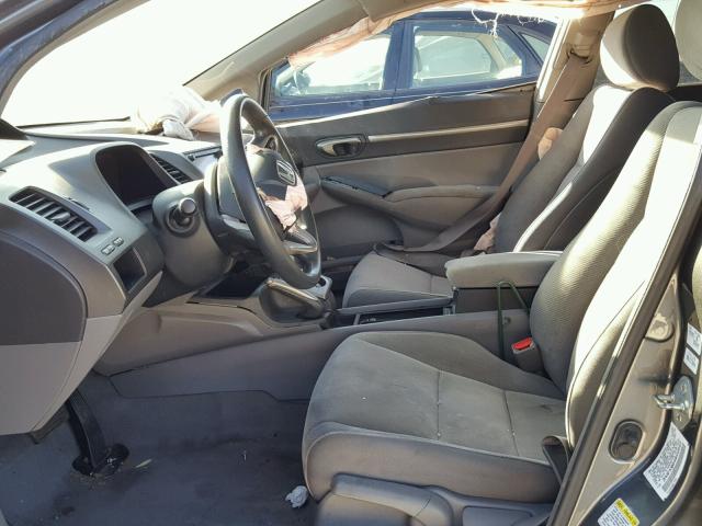 2HGFA16849H328123 - 2009 HONDA CIVIC EX გრაფიტი ფოტო 5