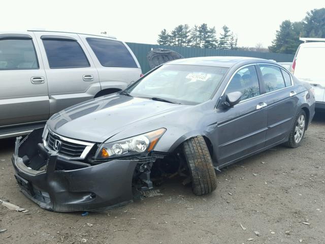 1HGCP36809A041051 - 2009 HONDA ACCORD EXL GRAY photo 2