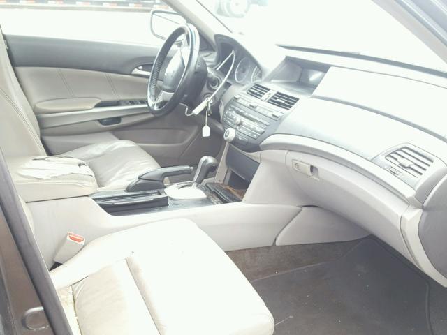 1HGCP36809A041051 - 2009 HONDA ACCORD EXL GRAY photo 5