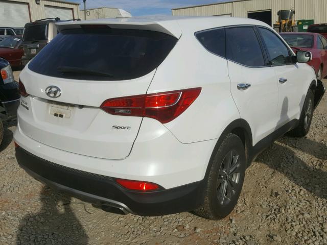 5XYZT3LB5DG093028 - 2013 HYUNDAI SANTA FE S WHITE photo 4