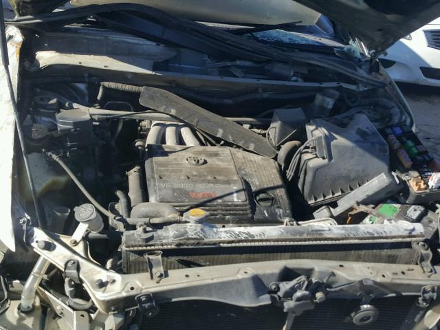 JTEGF21A930105989 - 2003 TOYOTA HIGHLANDER GOLD photo 7