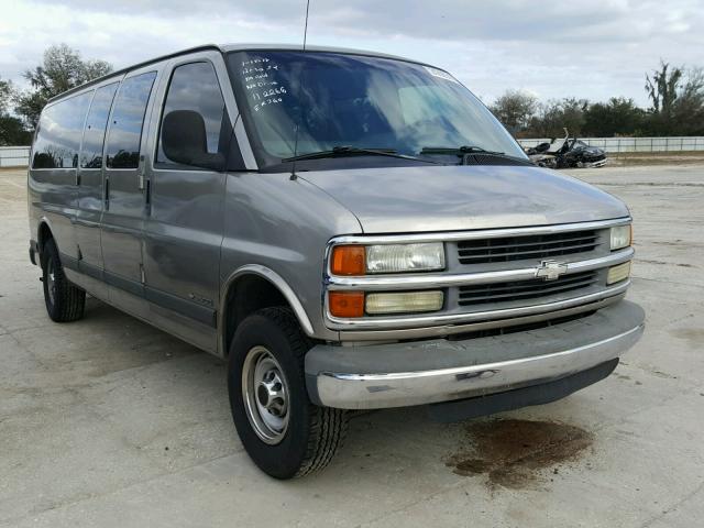 1GAHG39R711229314 - 2001 CHEVROLET EXPRESS G3 BEIGE photo 1