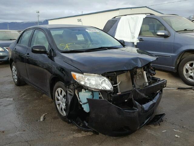 1NXBU4EE7AZ288324 - 2010 TOYOTA COROLLA BA BLACK photo 1