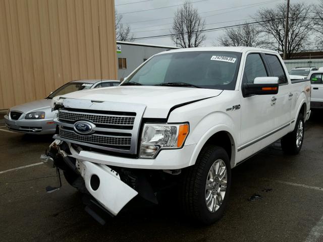 1FTFW1EF3BFC88155 - 2011 FORD F150 SUPER WHITE photo 2