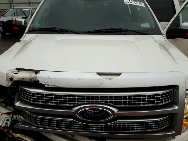 1FTFW1EF3BFC88155 - 2011 FORD F150 SUPER WHITE photo 7