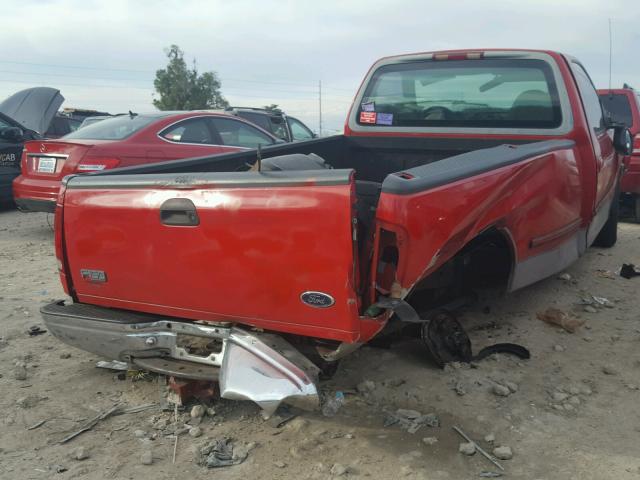 1FTZF1767WNB22050 - 1998 FORD F150 RED photo 4