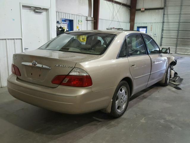 4T1BF28B93U310570 - 2003 TOYOTA AVALON XL GOLD photo 4