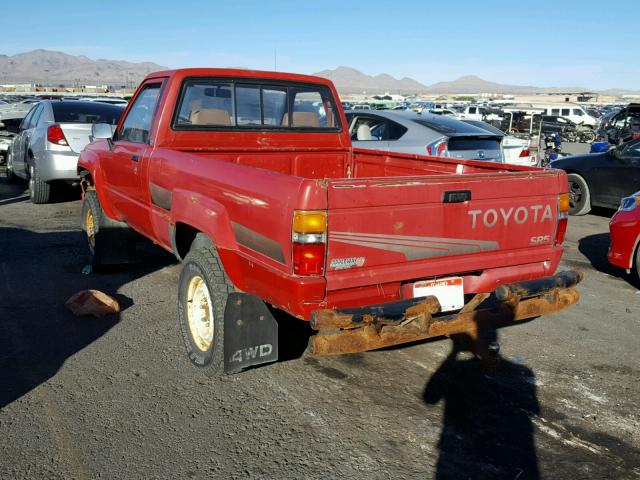 JT4RN63R4G5015247 - 1986 TOYOTA PICKUP RN6 RED photo 3