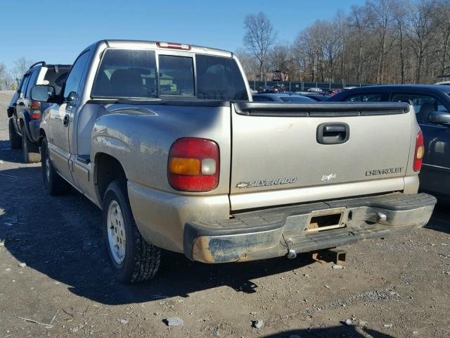 1GCEC14T9YZ235625 - 2000 CHEVROLET SILVERADO SILVER photo 3