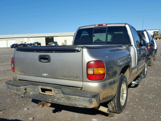 1GCEC14T9YZ235625 - 2000 CHEVROLET SILVERADO SILVER photo 4